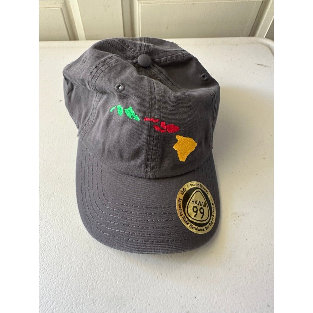 NWOT Route 99 Hawaii Islands Jawaiian Reggae Adjustable Otto Baseball Cap OS